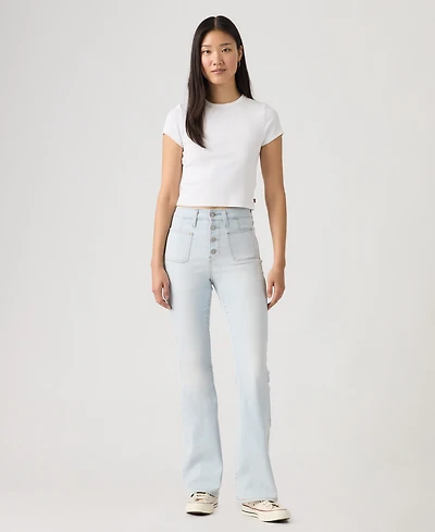 Levi's Women's 726 Patch Pocket High Rise Slim Fit Flare Jeans