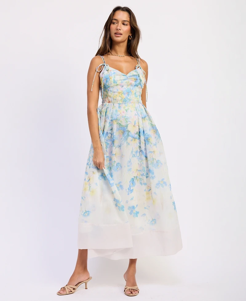 En Saison Women's Vivian Sleeveless Midi Dress