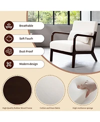 Rainsken Mid Century Modern Accent Chair