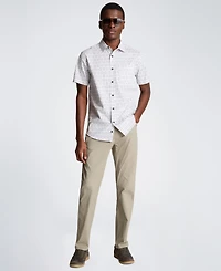 Kenneth Cole Men's Short-Sleeve Slim Fit Shirt
