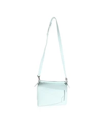 Pre-Owned Loewe Light Blue Grained Calfskin Small Puzzle Edge Bag