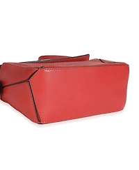 Pre-Owned Loewe Scarlet Calfskin Mini Puzzle Bag