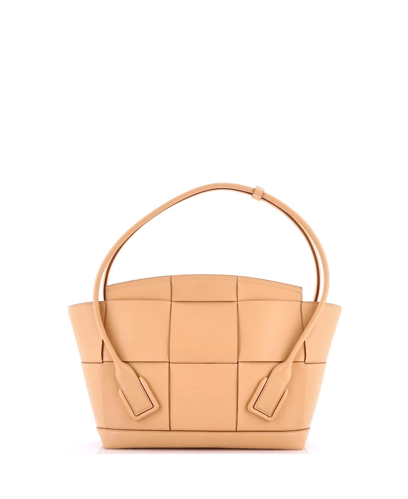 Pre-Owned Bottega Veneta Arco Bag Maxi Intrecciato Leather