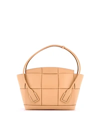 Pre-Owned Bottega Veneta Arco Bag Maxi Intrecciato Leather