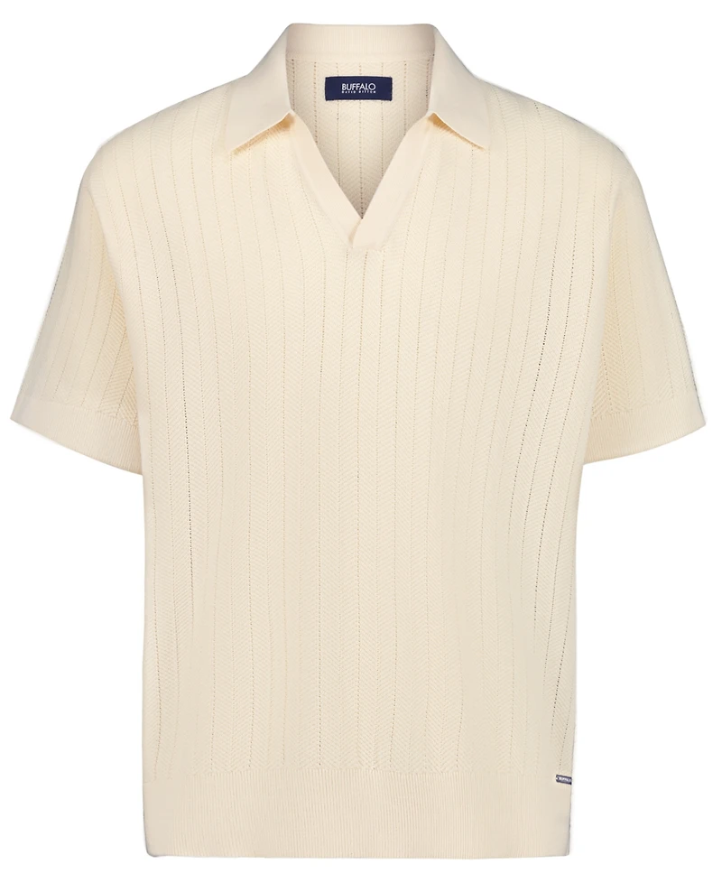 Buffalo David Bitton Men's Wortex Short-sleeve Polo Sweater