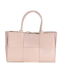 Pre-Owned Bottega Veneta Lotus Nappa Intrecciato Arco Tote