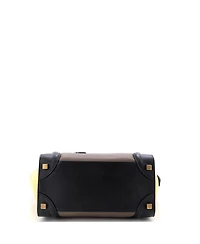 Pre-Owned Celine Micro Tricolor Luggage Bag Leather