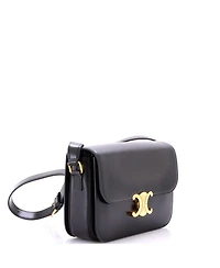 Pre-Owned Celine Medium Triomphe Shoulder Bag Smooth Calfskin