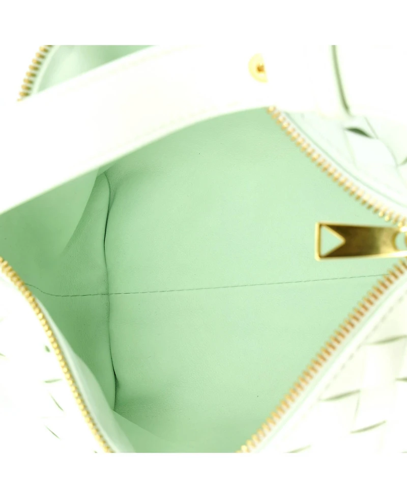 Pre-Owned Bottega Veneta Mini Wallace Shoulder Bag Intrecciato Nappa