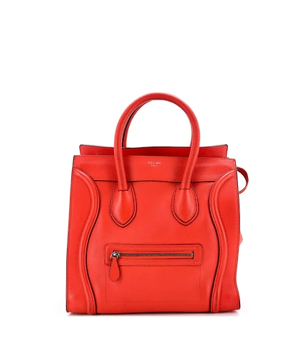 Pre-Owned Celine Mini Luggage Bag Grainy Leather