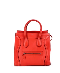 Pre-Owned Celine Mini Luggage Bag Grainy Leather