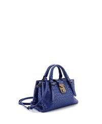 Pre-Owned Bottega Veneta Mini Roma Bag Intrecciato Nappa