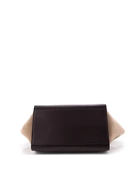 Pre-Owned Celine Small Tricolor Trapeze Bag Leather