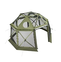Slickblue Camping Screen House Canopy for 10-12 People