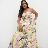 City Chic Women's Rosalee Sleeveless Print Maxi Dress