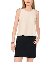 Vince Camuto Women's Stitch Sleeveless Top