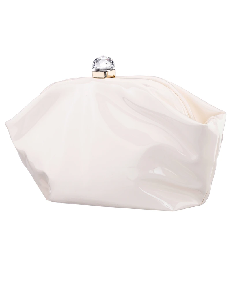 Nina Lyric Soft Metallic Small Clutch Handbag