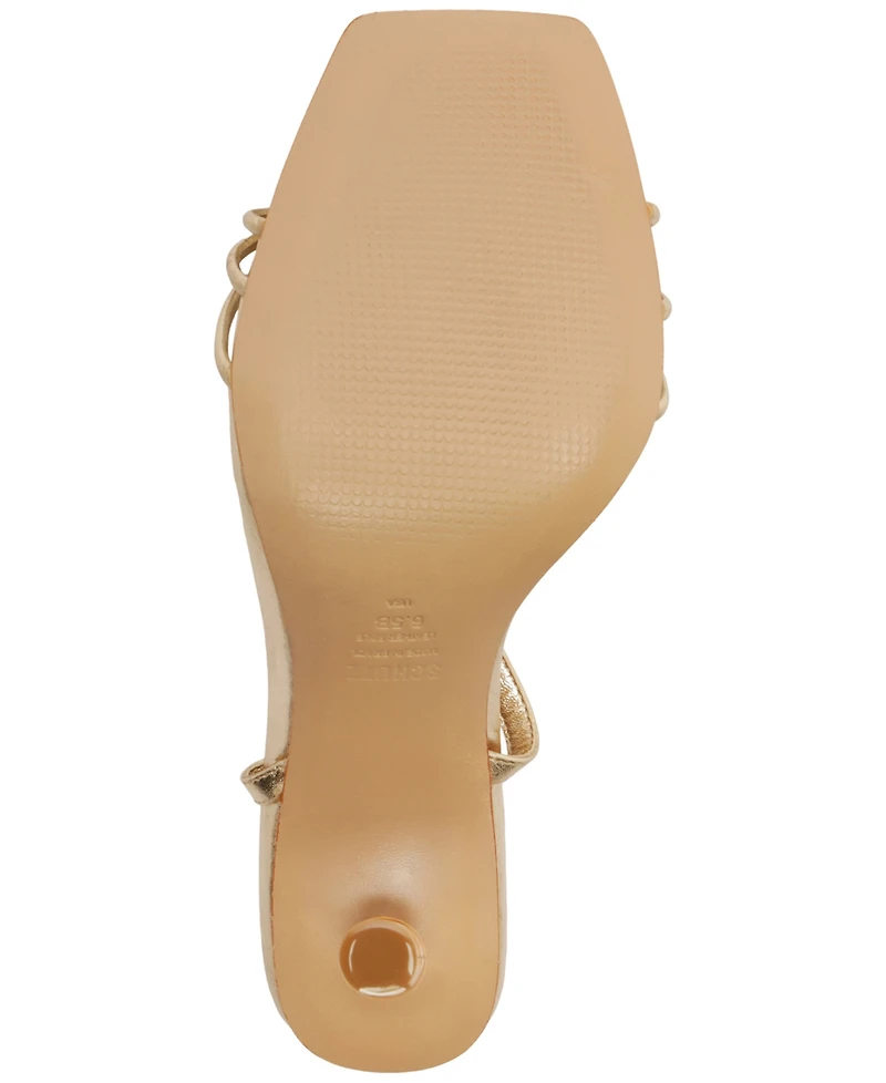 Schutz Women's Haven Bamboo Stiletto Heel Sandals
