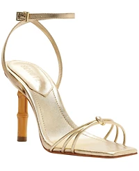 Schutz Women's Haven Bamboo Stiletto Heel Sandals