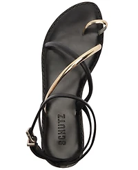 Schutz Women's Valeria Round Toe Flat Sandals