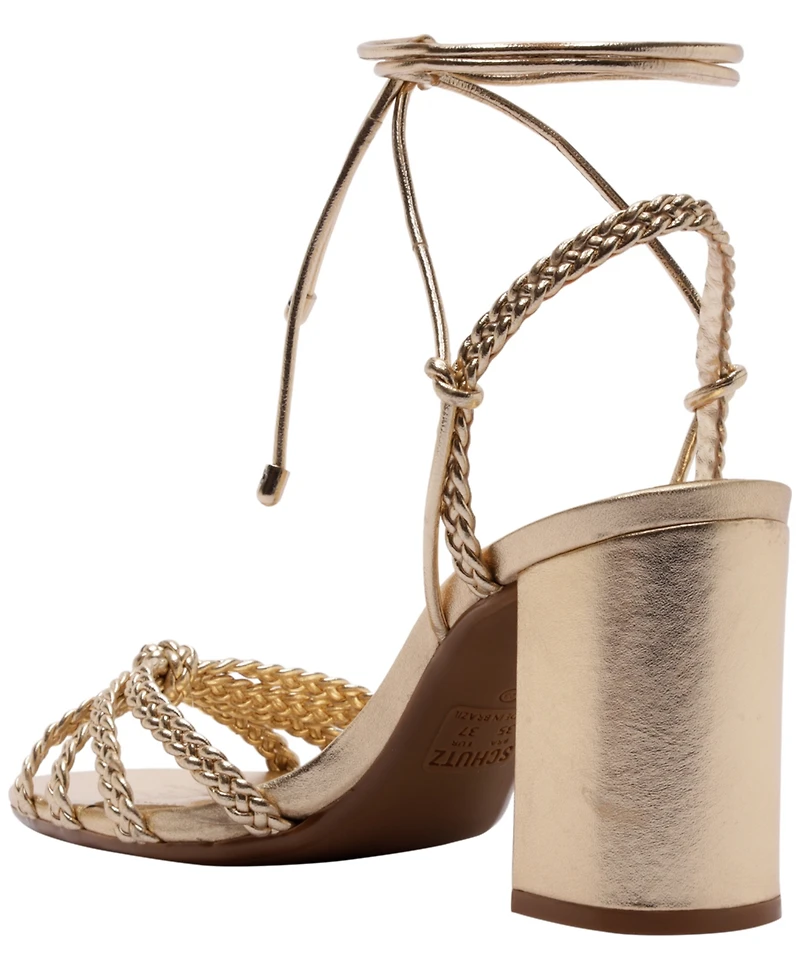 Schutz Women's Adele Block Heel Dress Sandals