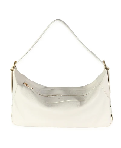 Pre-Owned Celine White Supple Calfskin Medium Romy