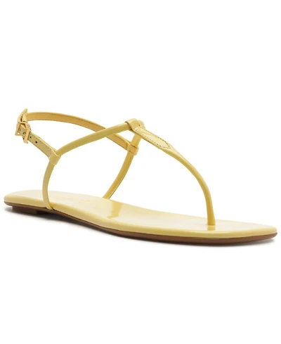 Schutz Women's Elsha Round Toe Flat Sandals