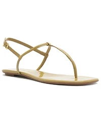 Schutz Women's Elsha Round Toe Flat Sandals