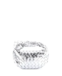 Pre-Owned Bottega Veneta Mini Bv Jodie Hobo Metallic Intrecciato Nappa