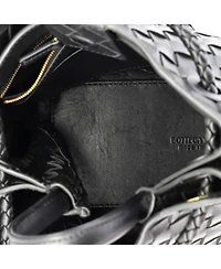 Pre-Owned Bottega Veneta Small Andiamo Top Handle Bag Intrecciato Nappa