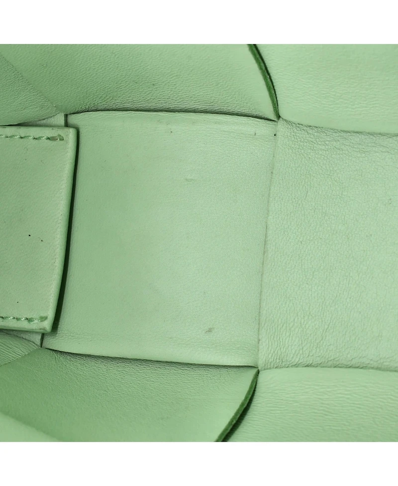 Pre-Owned Bottega Veneta Mini Arco Tote Maxi Intrecciato Leather