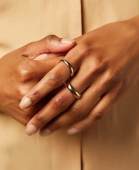 Ana Luisa 14k Gold-Plated Everly High-Polish Band Ring