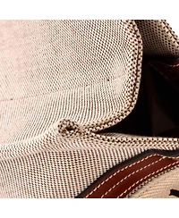 Pre-Owned Chloe Medium Woody Tote Canvas with Leather