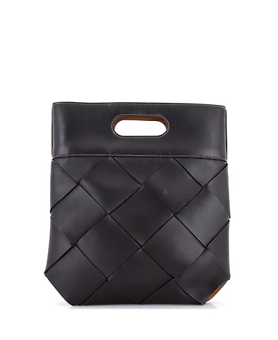 Pre-Owned Bottega Veneta Small Slip Tote Maxi Intrecciato Leather