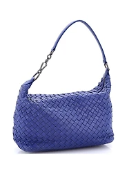 Pre-Owned Bottega Veneta Small Zip Hobo Intrecciato Nappa