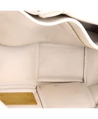 Pre-Owned Bottega Veneta Cassette Chain Crossbody Bag Padded Maxi Intrecciato Leather