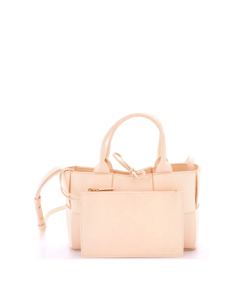 Pre-Owned Bottega Veneta Mini Arco Tote Maxi Intrecciato Leather