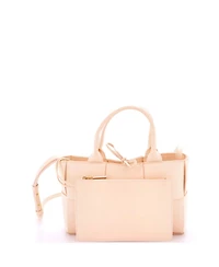 Pre-Owned Bottega Veneta Mini Arco Tote Maxi Intrecciato Leather