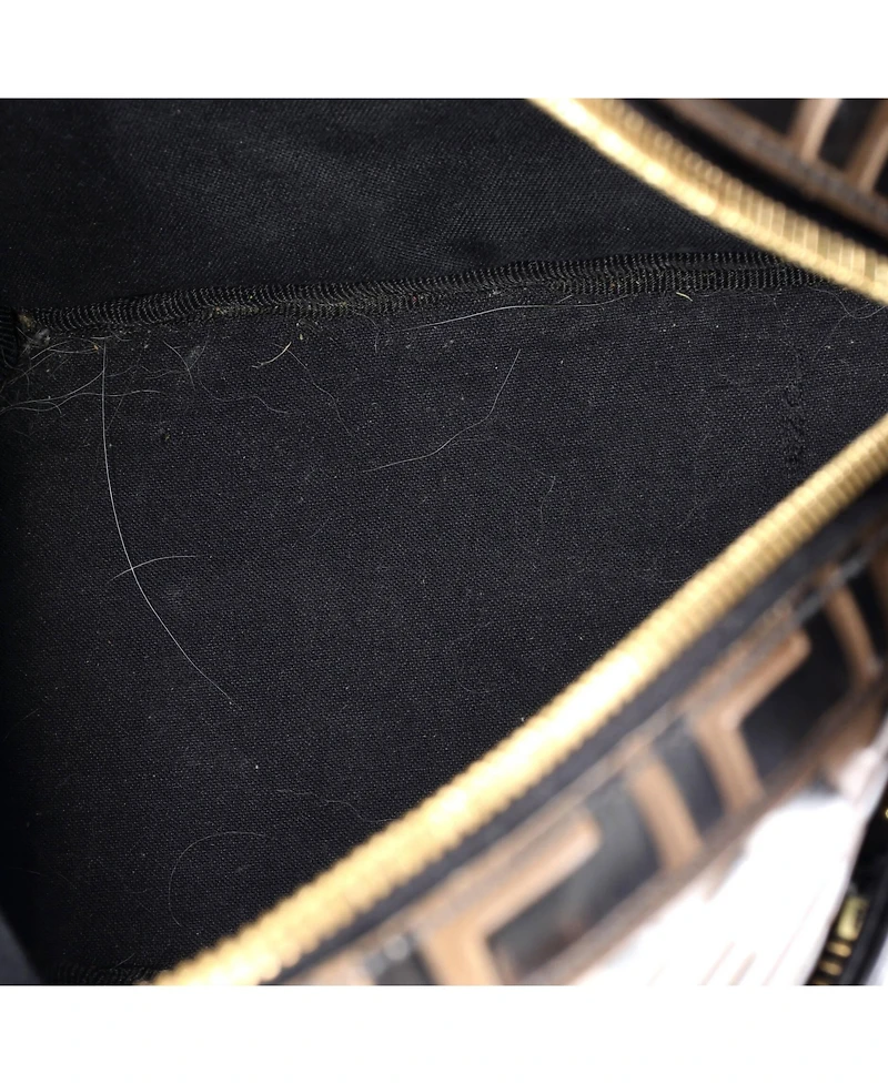 Pre-Owned Fendi Mini By The Way Backpack Zucca Embossed Leather