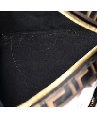 Pre-Owned Fendi Mini By The Way Backpack Zucca Embossed Leather