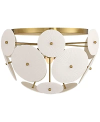 Possini Euro Design Shelly 15 1/2" Modern Semi Flush-Mount Ceiling Light Fixture Kitchen Foyer Sputnik