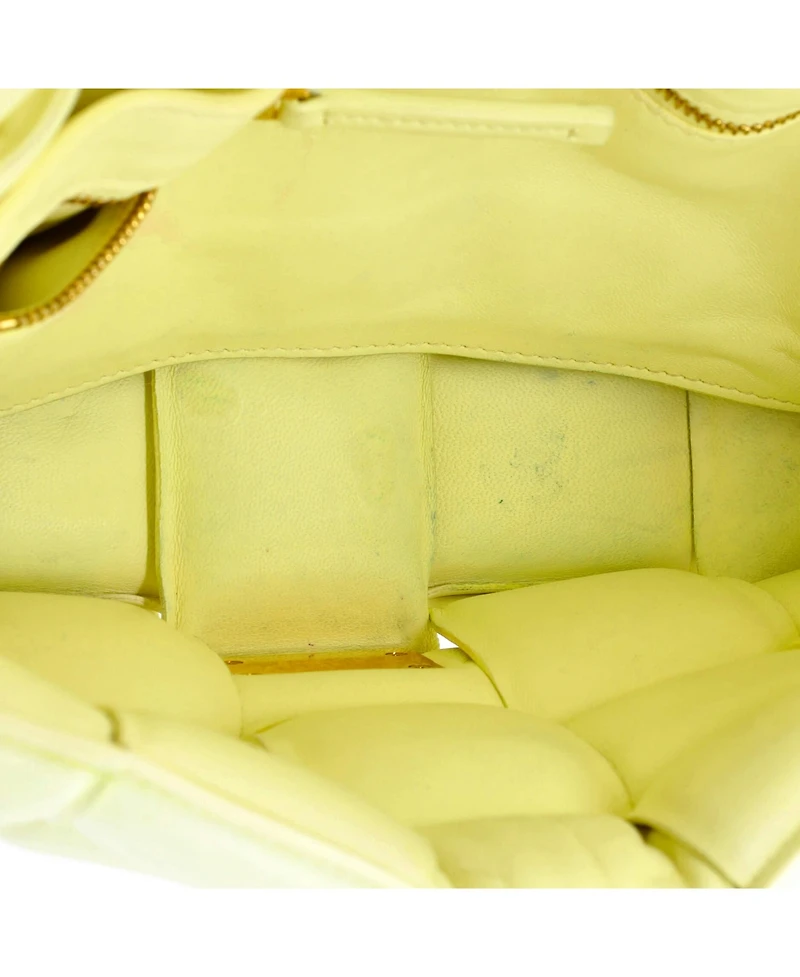 Pre-Owned Bottega Veneta Cassette Crossbody Bag Padded Maxi Intrecciato Leather