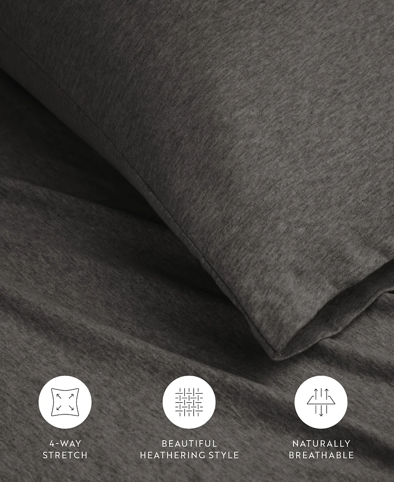 ienjoy Home Jersey Cotton 4-Pc. Sheet Set, King