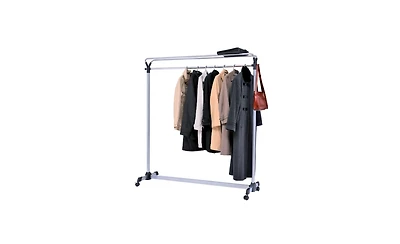 Alba Pro Mobile Garment Rack with 3 Hangers