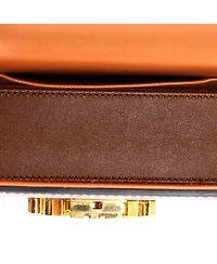 Pre-Owned Celine Triomphe Box Top Handle Bag Triomphe Coated Canvas