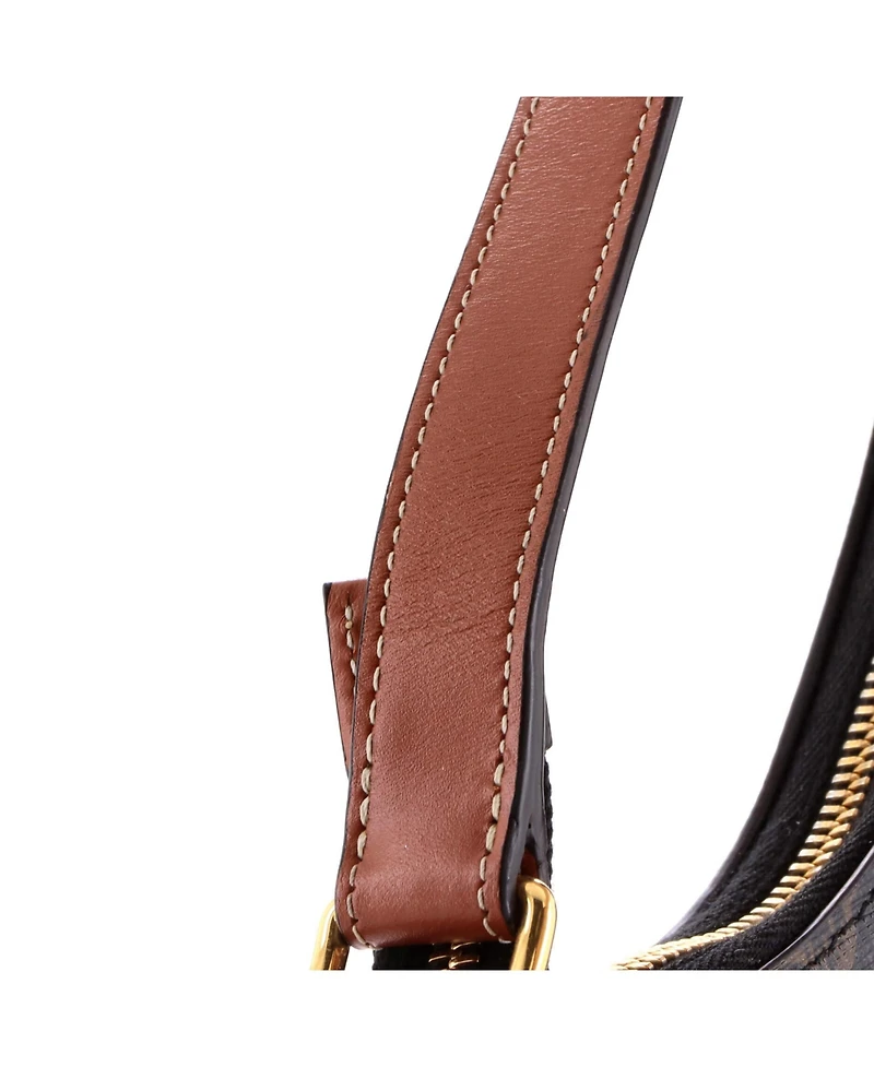 Pre-Owned Celine Ava Bag Triomphe Coated Canvas
