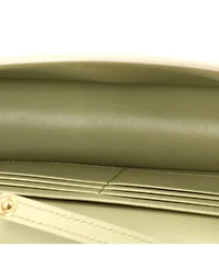 Pre-Owned Celine Margo Triomphe Wallet on Chain Leather