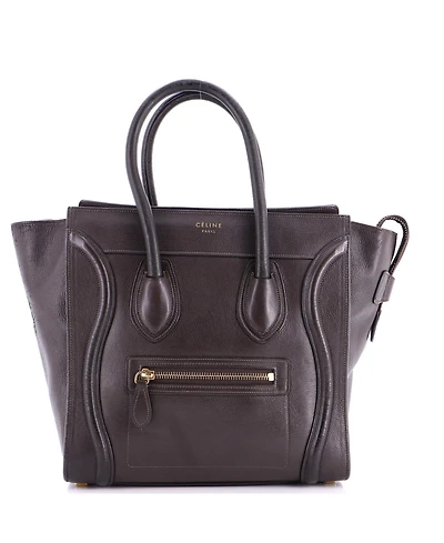 Pre-Owned Celine Micro Luggage Bag Smooth Leather