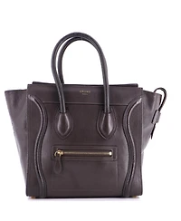 Pre-Owned Celine Micro Luggage Bag Smooth Leather