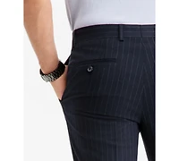 Bar Iii Men's Slim-Fit Navy Pinstripe Suit Separates Pants, Macy's Exclusive